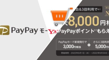 PayPayカードのメリットと入会キャンペーン2022！いまなら入会＆利用で8,000ポイントGET！