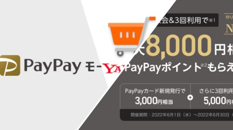 PayPayカードのメリットと入会キャンペーン2022！いまなら入会＆利用で8,000ポイントGET！