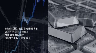 Silver（銀）底打ちを示唆するスパイクローを示現！今後の見通しは？/銀CFDトレードブログ