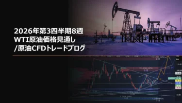 2026年第3四半期8週 WTI原油価格見通し/原油CFDトレードブログ