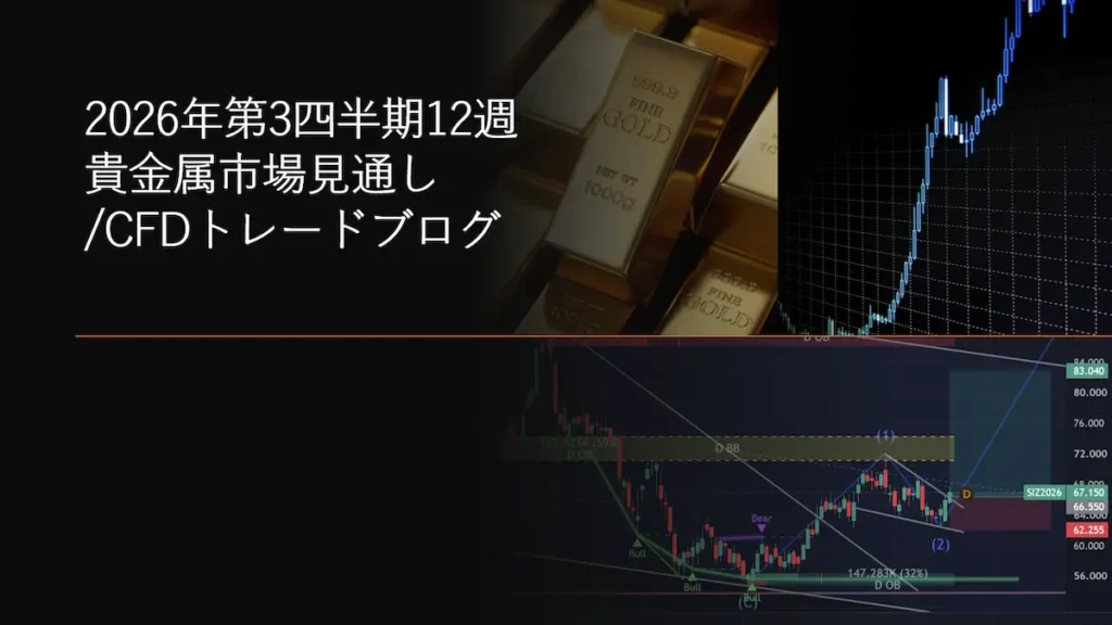 2026年第3四半期12週 貴金属市場見通し/CFDトレードブログ