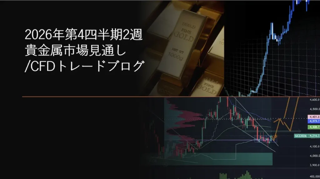 2026年第4四半期2週 貴金属市場見通しCFDトレードブログ